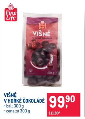 Višně v hořké čokoládě