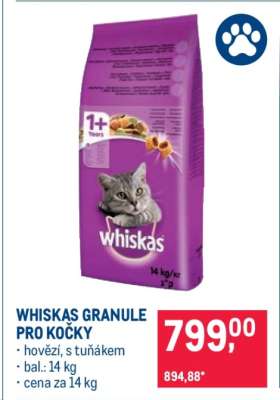 Whiskas Granule pro kočky