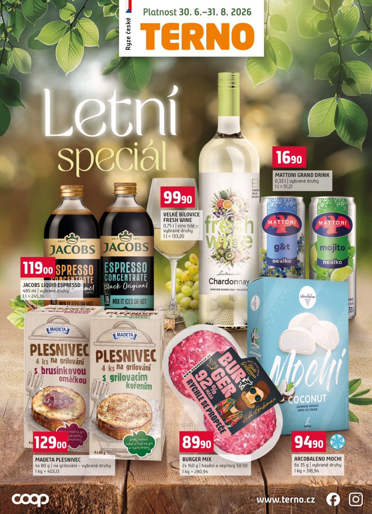 Leták coop TERNO - 30.6.2026 - 31.7.2026. Strana 1