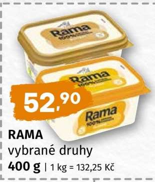 Rama vybrané druhy