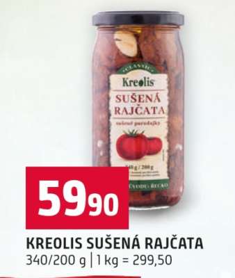 KREOLIS SUŠENÁ RAJČATA