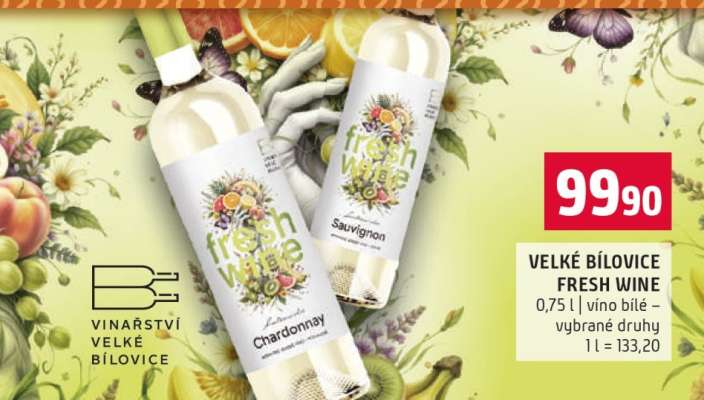 VELKÉ BÍLOVICE FRESH WINE