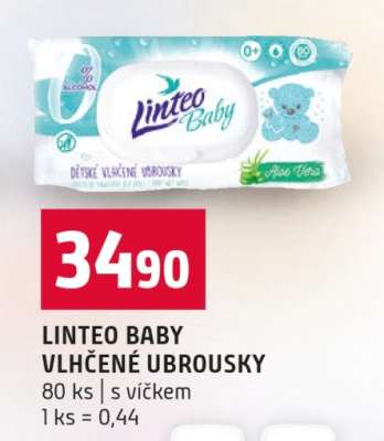 Linteo Baby Vlhčené ubrousky