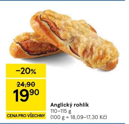 Anglický rohlík*