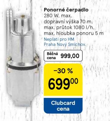 Ponorné čerpadlo