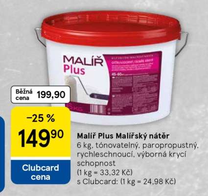 Malíř Plus malířský nátěr