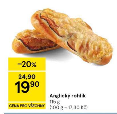 Anglický rohlík*