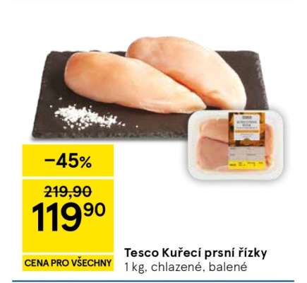 Tesco Kuřecí prsní řízky