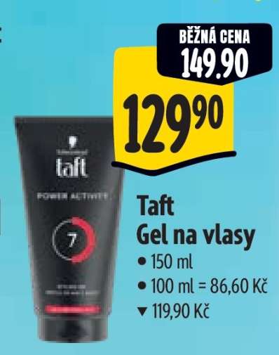 Taft Gel na vlasy