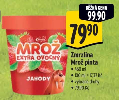 Zmrzlina Mrož pinta