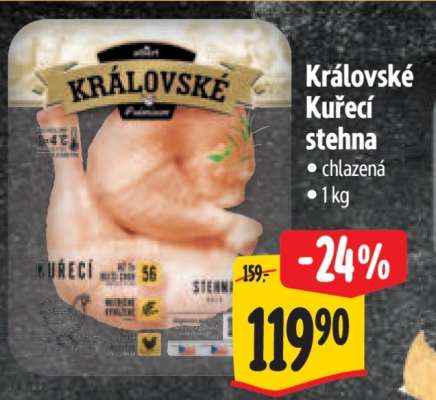 Královské Kuřecí stehna