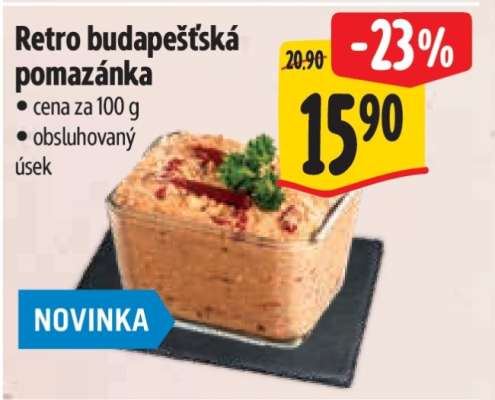 RETRO Budapešťská pomazánka