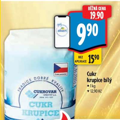 Cukr Krupice bílý