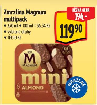 Zmrzlina Magnum multipack
