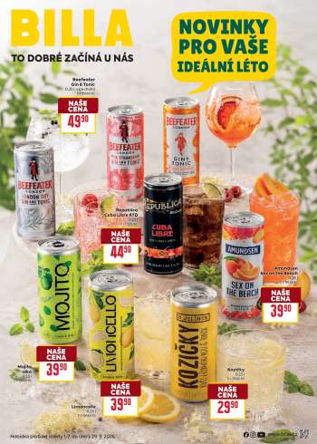 Leták BILLA - 1.7.2026 - 29.9.2026.