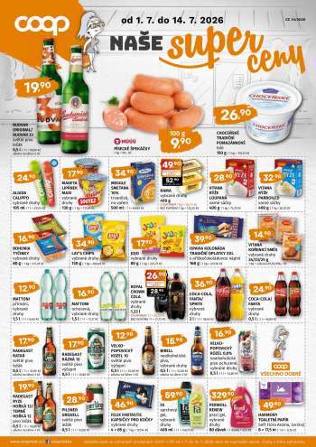 Leták coop TUTY - 1.7.2026 - 14.7.2026.