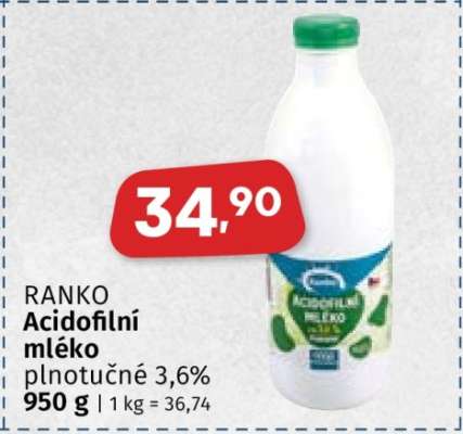RANKO ACIDOFILNÍ MLÉKO