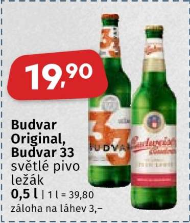 Budvar Originál, Budvar 33