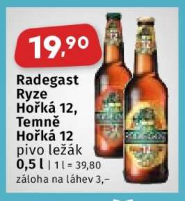 RADEGAST RYZE HOŘKÁ 12. TEMNĚ HOŘKÁ 12
