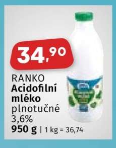 RANKO ACIDOFILNÍ MLÉKO