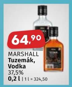 MARSHALL TUZEMÁK, VODKA