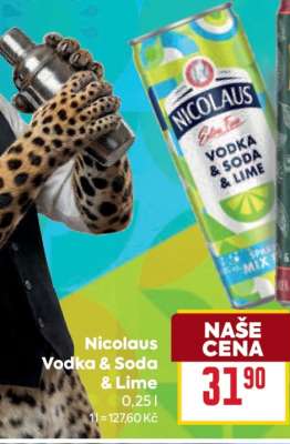 Nicolaus Vodka & Soda & Lime
