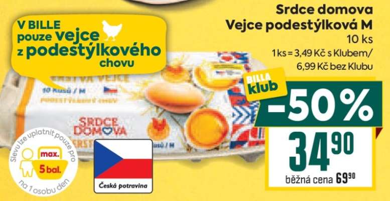 Srdce domova Vejce podestýlková M