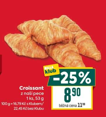 Croissant z naší pece