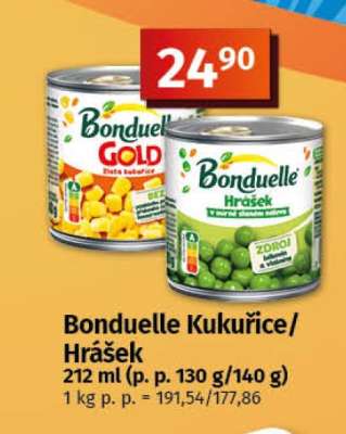 Bonduelle kukuřice/hrášek