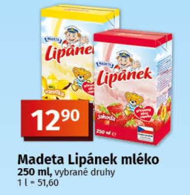 Madeta Lipánek mléko