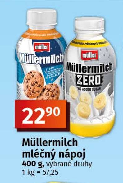 Müllermilch mléčný nápoj