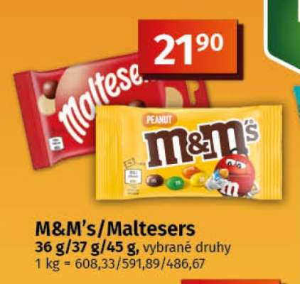 M&M's Maltesers