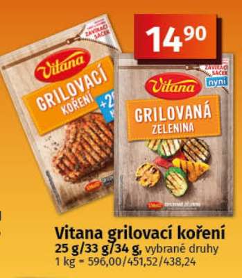 Vitana Grilovací koření