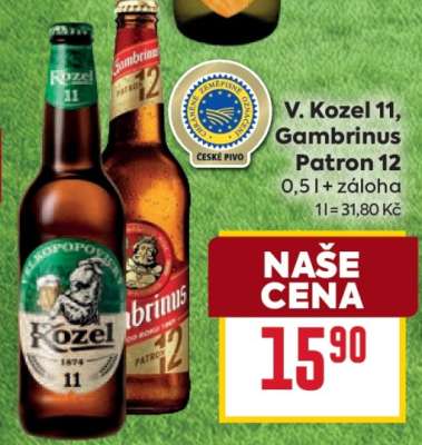 V. Kozel 11, Gambrinus Patron 12