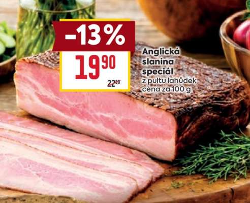 Anglická slanina speciál