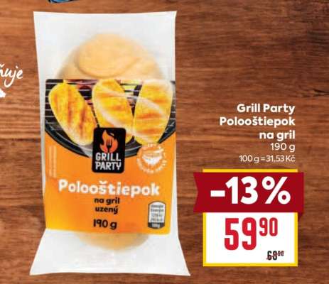 Grill Party Pooštiepok na gril