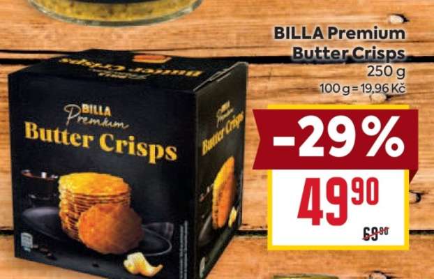 BILLA Premium Butter Crisps