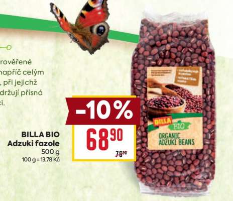 BILLA BIO Adzuki fazole