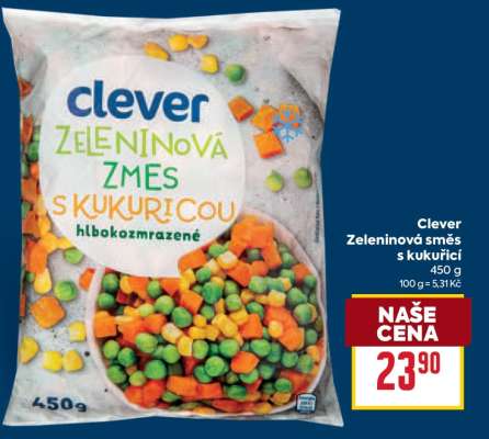 Clever Zeleninová směs s kukuřicí