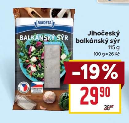 Jihočeský Balkánský sýr