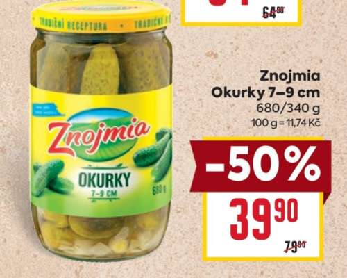 Znojmia Okurky 7–9 cm