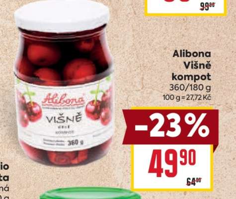 Alibona Višně kompot