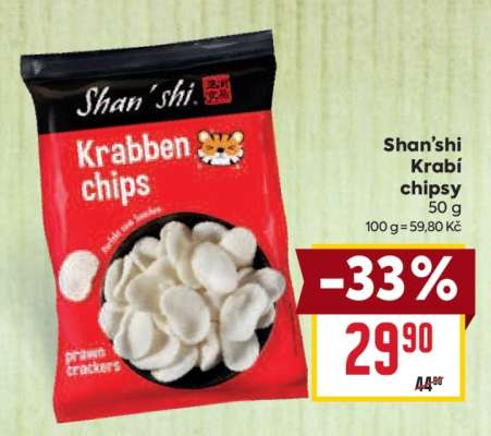 Shan-Shi Krabí chipsy
