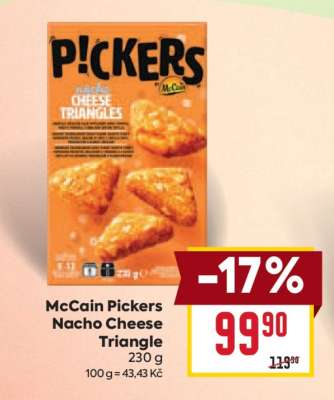 McCain Pickers Nacho Cheese Triangle