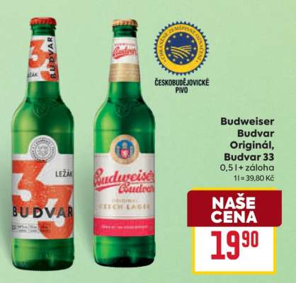 Budweiser Budvar Original Budvar 33