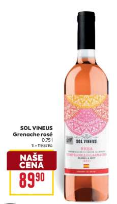 SOL VINEUS Grenache rosé