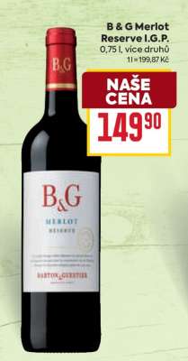 B & G Merlot Reserve I.G.P.