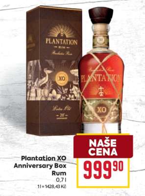 Plantation XO Anniversary Box Rum