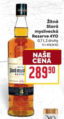 Žitná Stará myslivecká Reserve 4YO