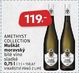 AMETHYST COLLECTION Muškát moravský